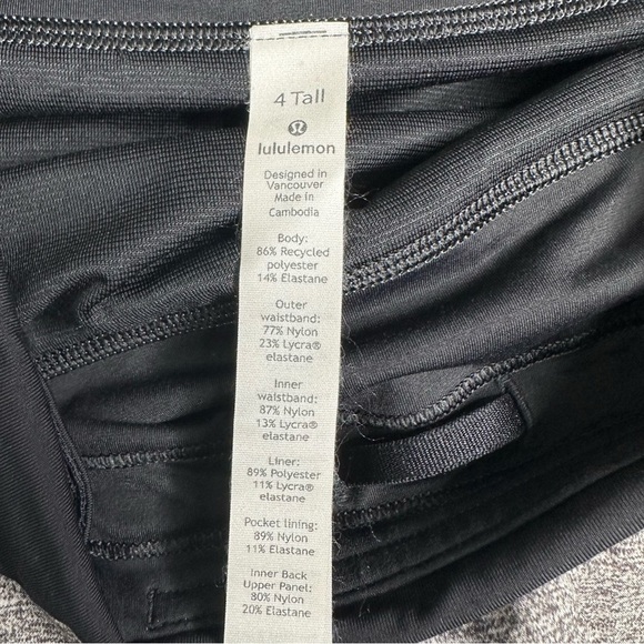 Lululemon Women’s Speed Short Running Shorts Size 4 Tall - Picture 7 of 8